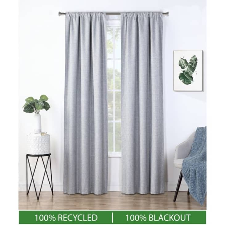 Product Image: SUN+BLK 100% Recycled Total Blackout Curtain Panel 2-pack