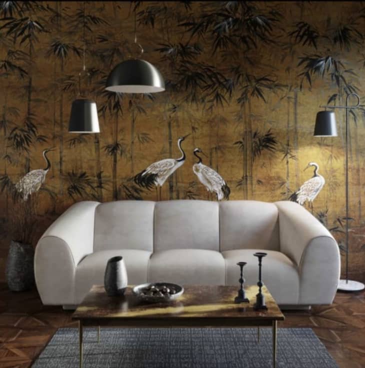 Product Image: TOV Furniture Cream Velvet Sofa