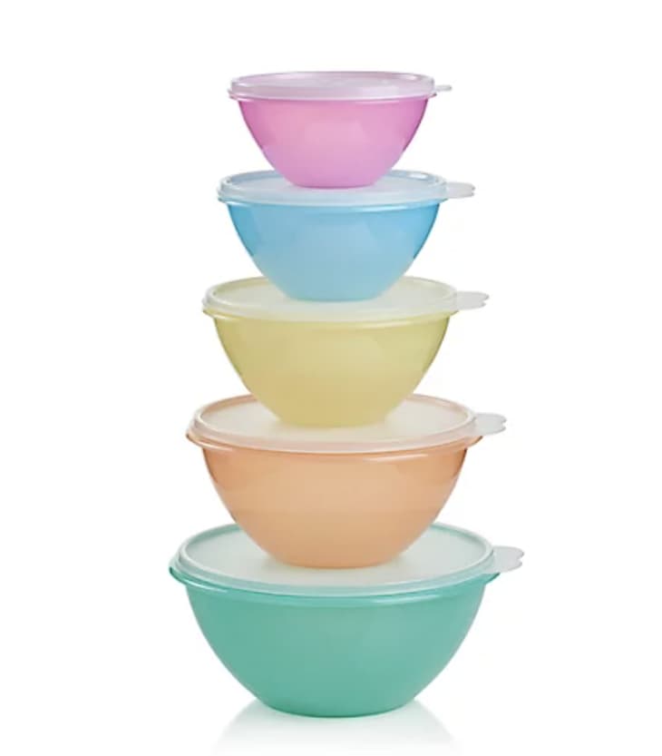 Product Image: TUPPERWARE Wonderlier 5-Piece All-Purpose Bowls Set with Lids