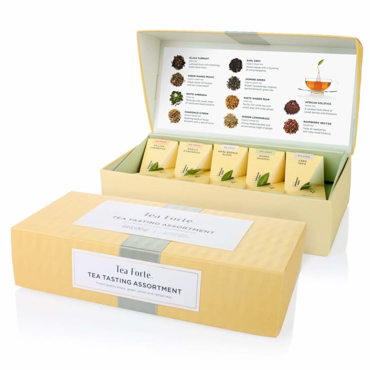 Tea Forte Tea Tasting Assortment Petite Presentation Box Tea Sampler at Amazon