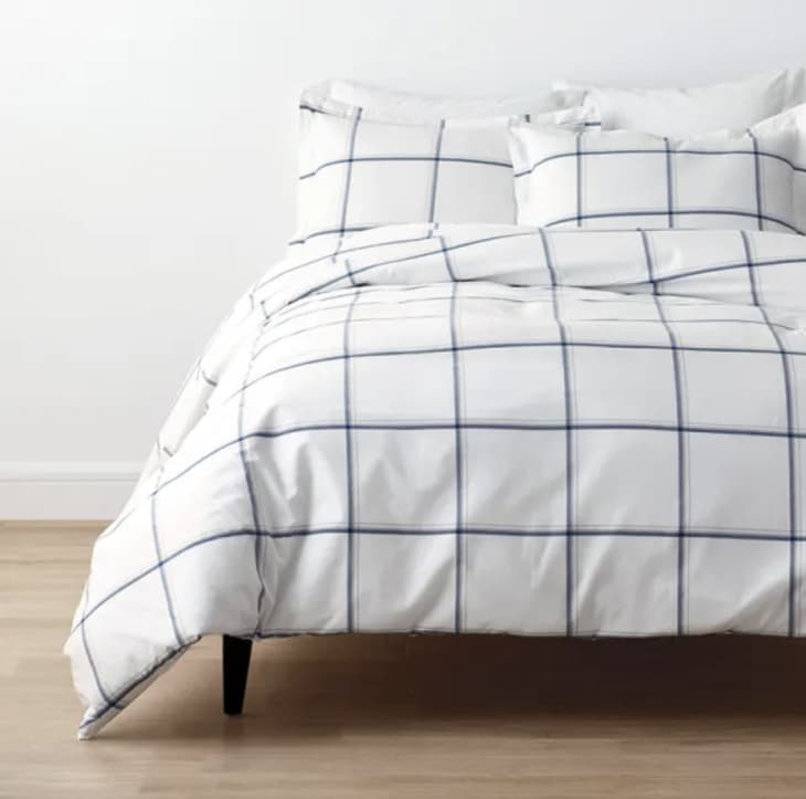 Product Image: Natural Company Cotton Window Pane Plaid Percale Duvet Cover, Queen