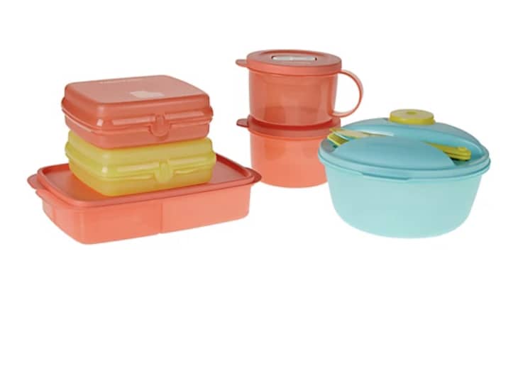 Product Image: TUPPERWARE Pack & Go 14-Piece Food Storage Container Set