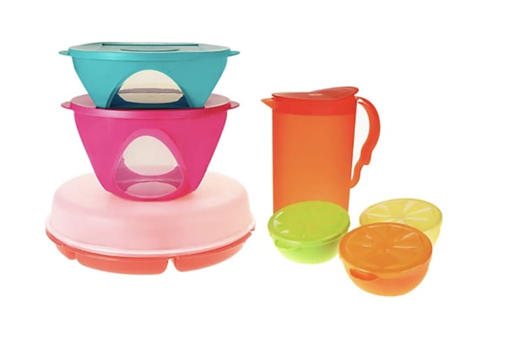 Product Image: TUPPERWARE Get Together 16-Piece Food Storage Container Serving Set