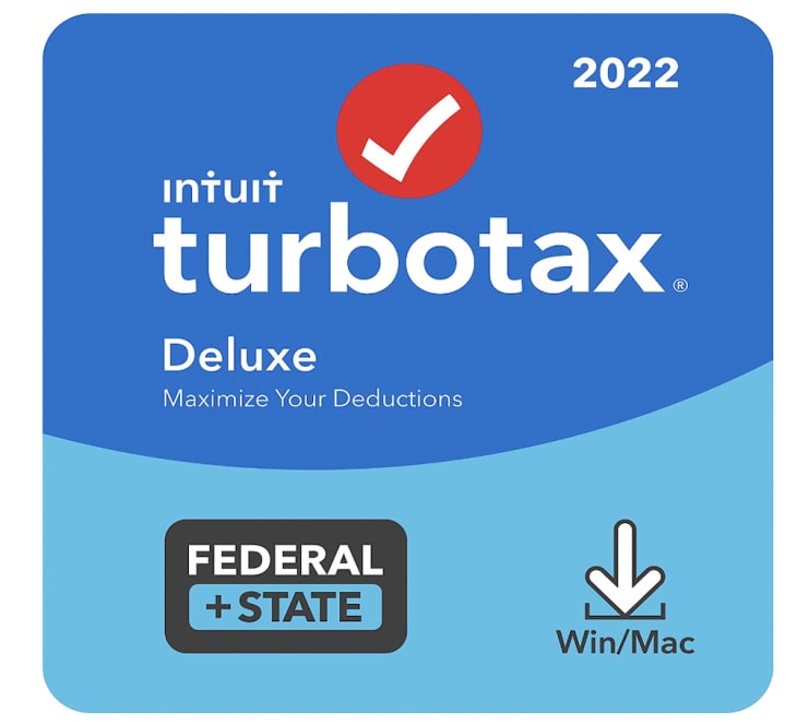 TurboTax Deluxe 2022 Tax Software at Amazon