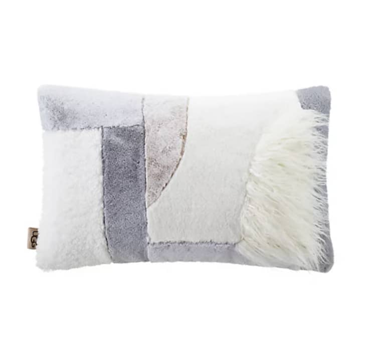 UGG Seaside Oblong Throw Pillow in Ash Fog at Bed Bath & Beyond