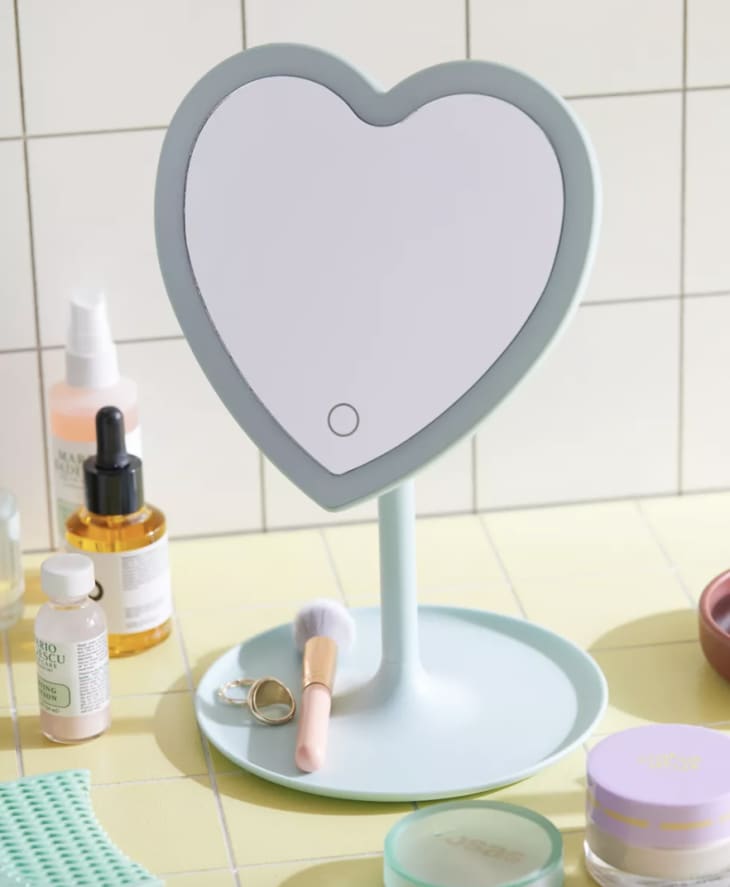 UO Heartbeat Makeup Vanity Mirror at Urban Outfitters
