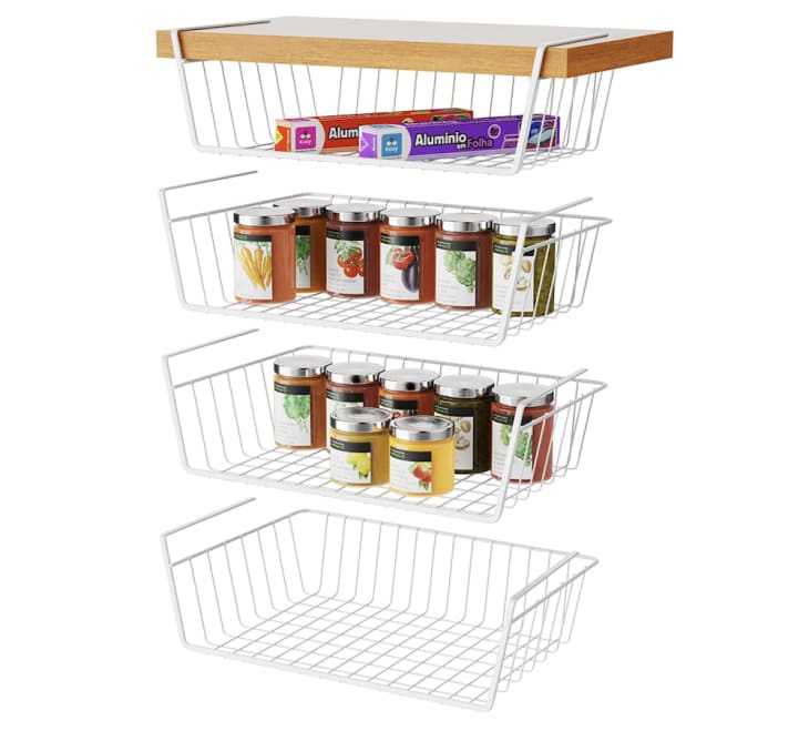Product Image: Veckle Under-Shelf Pantry Storage, 4-Pack