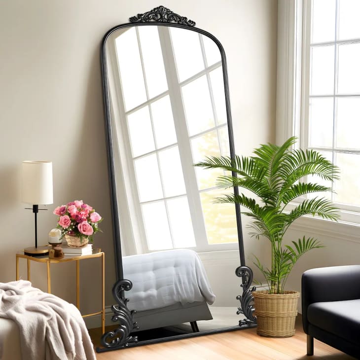 Vintage Carved Arched Mirror Full Length Mirror at Bed Bath & Beyond