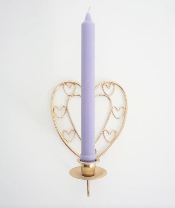 产品形象:复古心蜡烛烛台