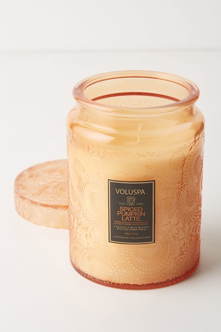 Voluspa Japonica Spiced Pumpkin Latte Jar Candle at Anthropologie