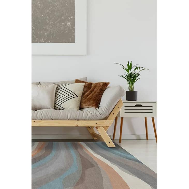 Product Image: Watercolor Waves Sandstone Rug