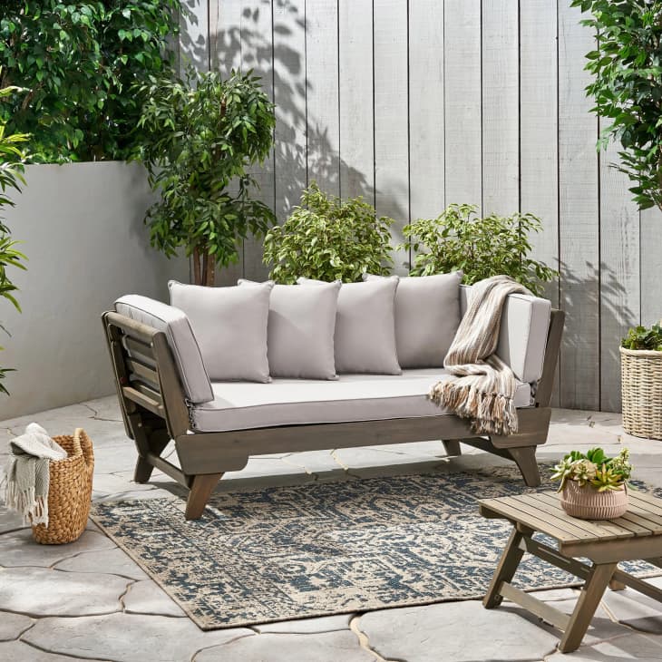 Foundstone Roni Outdoor Patio Daybed with Cushions at Wayfair