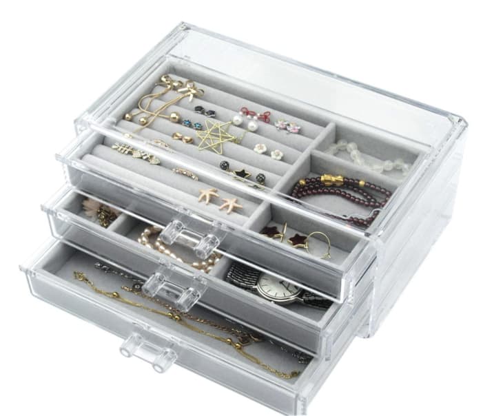 Acrylic Jewelry Box at Amazon