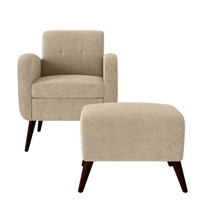 Wesson 28'' Wide Tufted Armchair and Ottoman at Wayfair