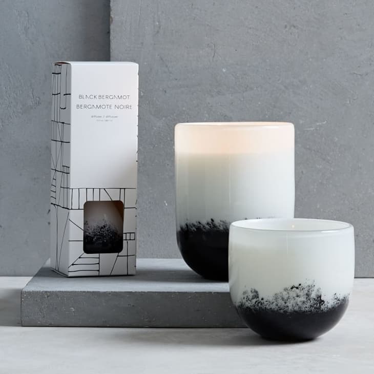 Black & White Speckled Glass Homescent Collection, Small at West Elm
