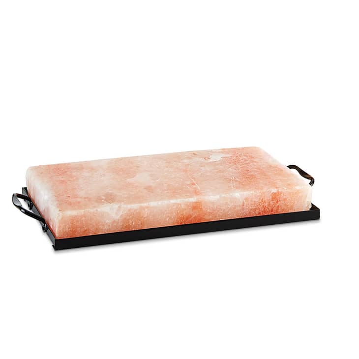 Himalayan Salt Plank and Holder at Williams Sonoma