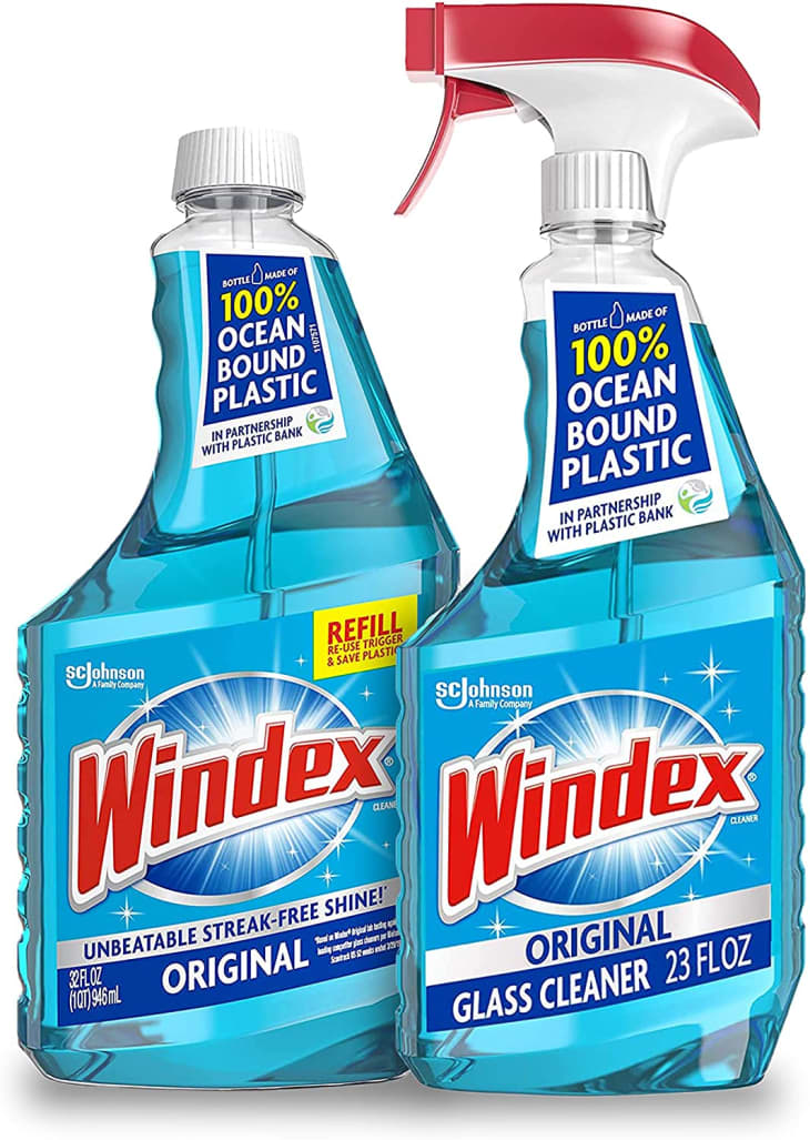 Windex Original Blue Glass (Includes a Refill) at Amazon