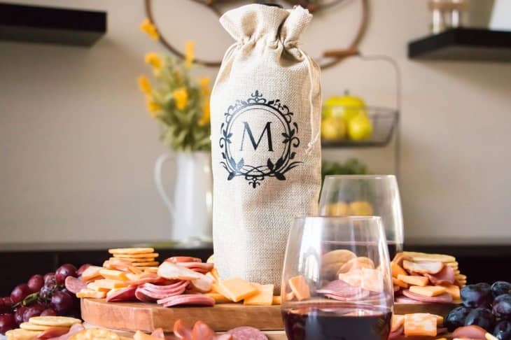 Personalized Wine Gift Bag at Etsy