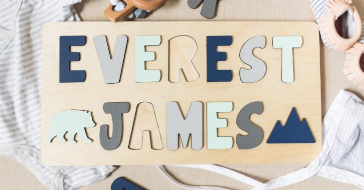 Wooden Customized Name Puzzles at Etsy