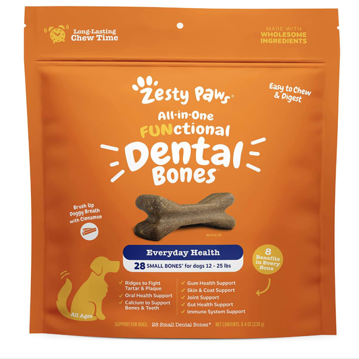 Zesty Paws All-In-One Functional Dental Chews at Amazon