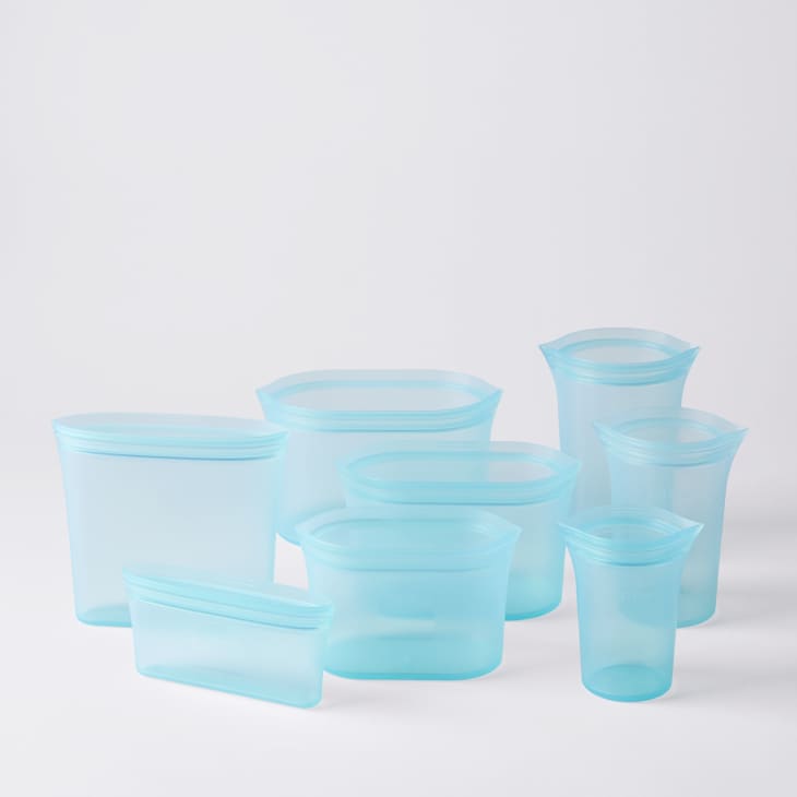 Zip Top Reusable Silicone Store & Serve Storage Bag Sets at Food52