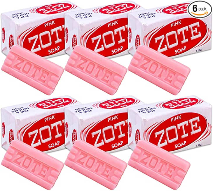 Zote Laundry Soap Bar, 6-Pack at Amazon