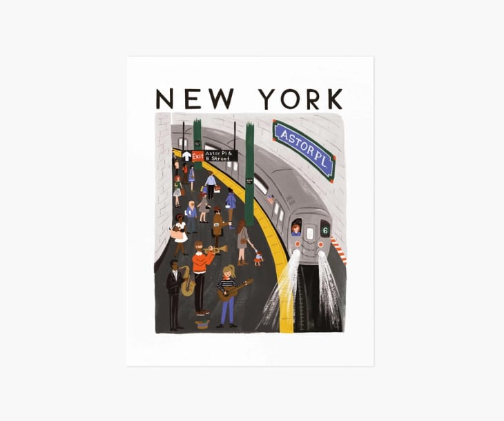 Product Image: New York World Traveler Art Print, 8" x 10"