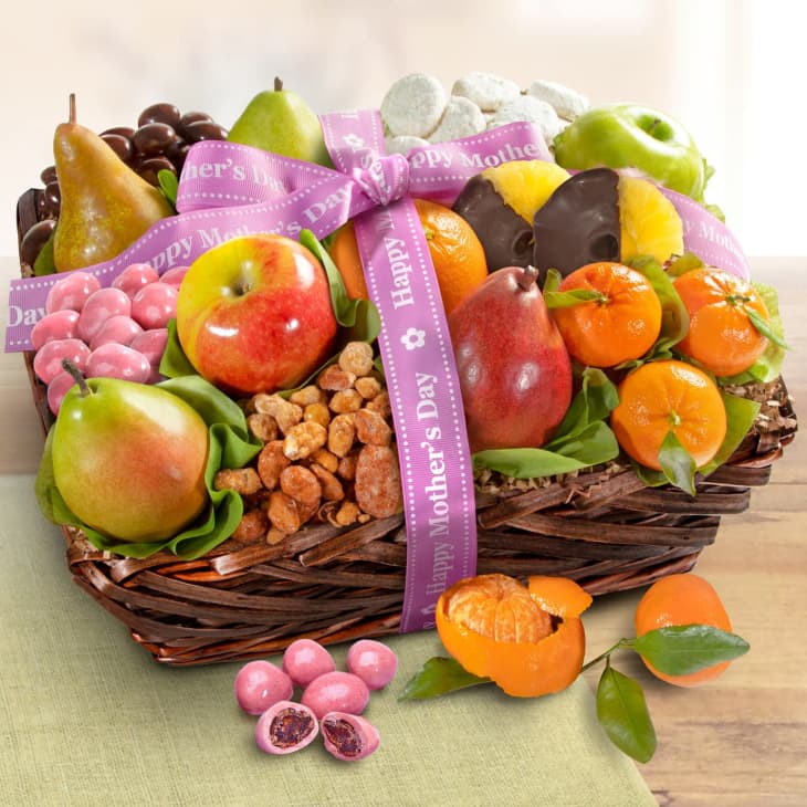 Product Image: A Gift Inside Mother's Day Treasures Fruit & Treats Gift Basket