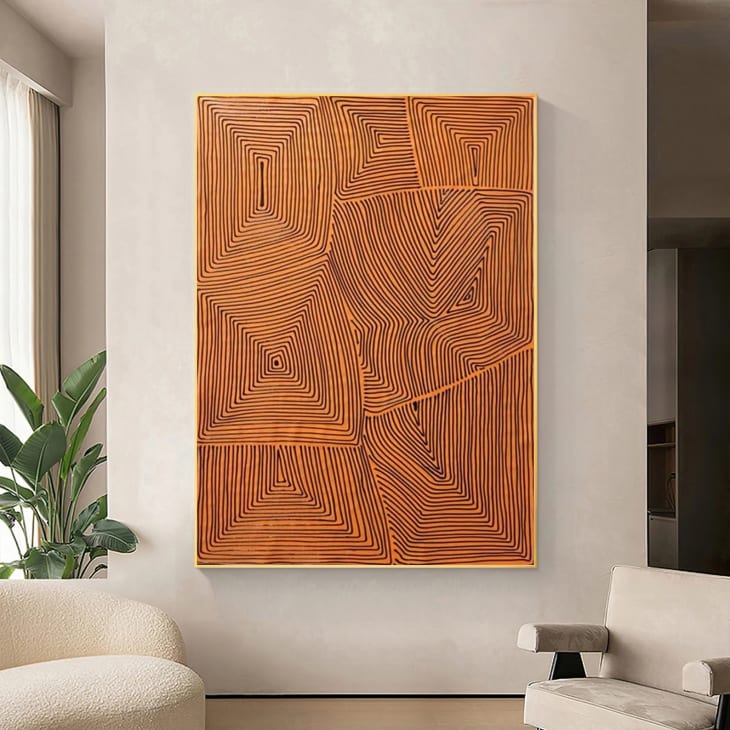Large Textured Abstract Oil painting at Etsy