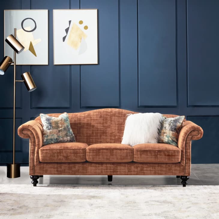 Product Image: Acanva Luxury Mid-Century Camelback Sofa