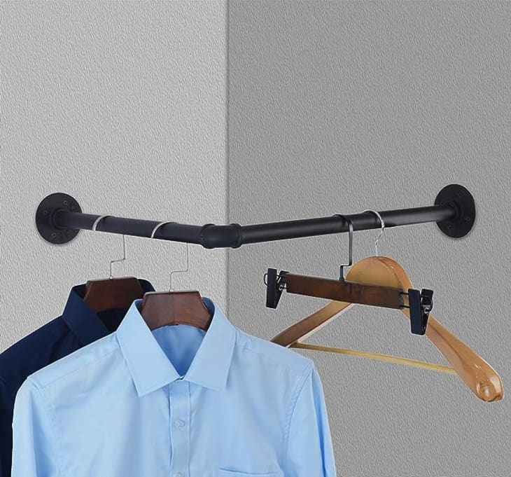 AddGrace Industrial Pipe Garment Rack at Amazon