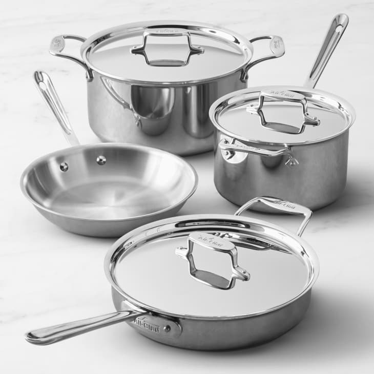 Product Image: All-Clad d5 Stainless-Steel 7-Piece Cookware Set