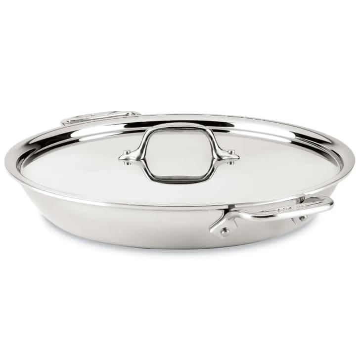D3 Stainless 3-ply Bonded Cookware, Universal Pan with lid, 3 quart at All-Clad