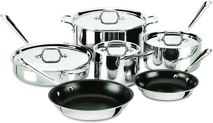 Product Image: All-Clad Stainless Steel Tri-Ply Nonstick Cookware Set