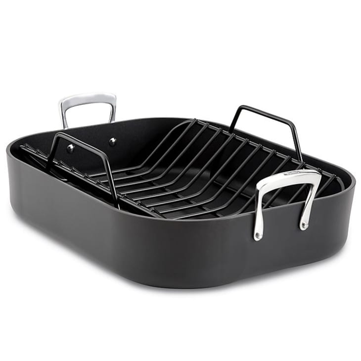 All-Clad HA1 Nonstick Roasting Pan With Rack, 16" x 13" at Sur La Table