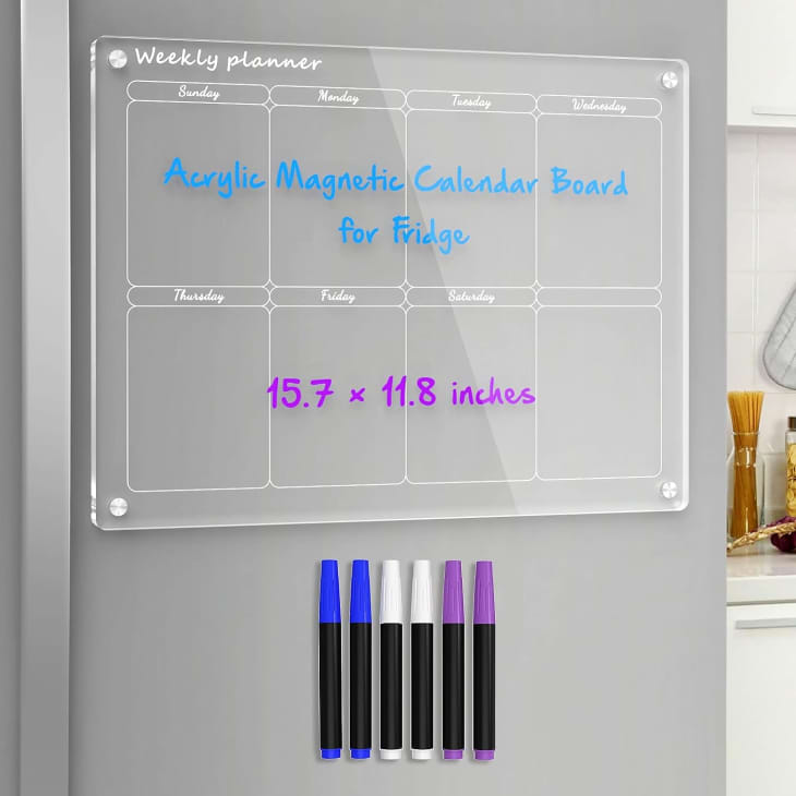 Product Image: NPPLUS Acrylic Magnetic Dry Erase Board Calendar for Fridge