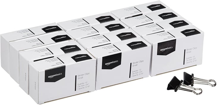 Product Image: AmazonBasics Binder Paper Clip (12 clips per pack)
