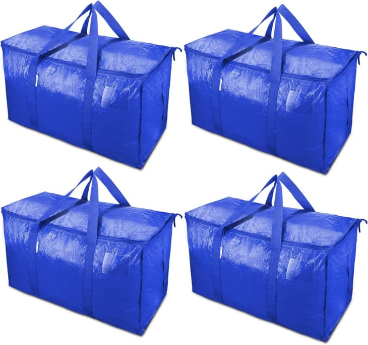 Product Image: TICONN 4 Pack Extra Large Moving Bags with Zippers & Carrying Handles