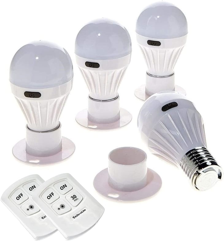 Product Image: AlltroLite 4 Pack Bulb Portable Wireless COB LED Light Bulb