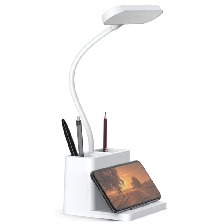LED Desk Lamp with Pen Holder at Amazon