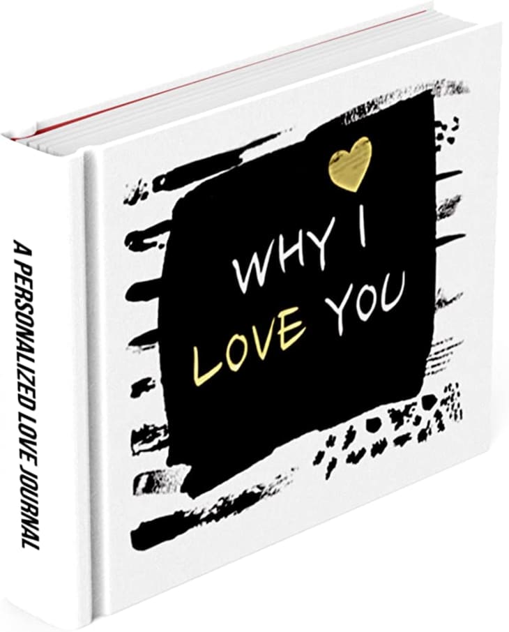 "Why I Love You" Personalized Love Journal at Amazon