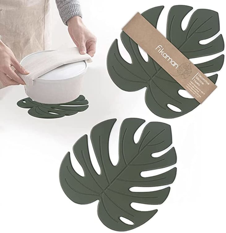 Silicone Monstera Trivets at Amazon