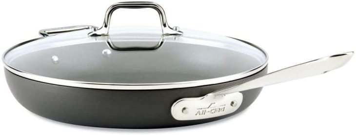 All-Clad HA1 Hard Anodized 12-Inch Nonstick Frying Pan with Lid at Amazon