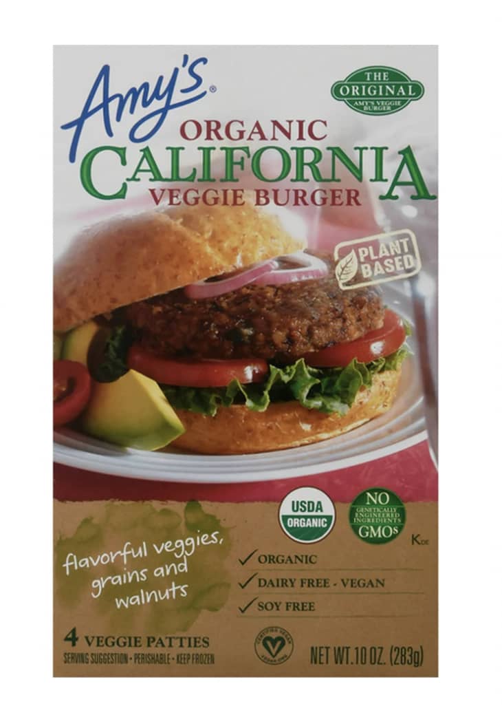 Amy’s Organic Sonoma Veggie Burger at Instacart