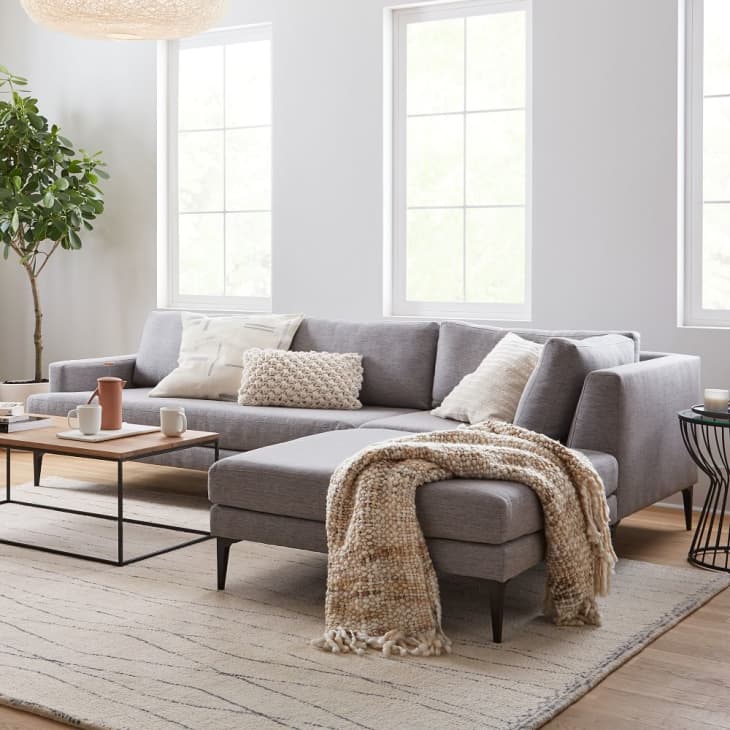 Andes 3-Piece Ottoman Sectional at West Elm