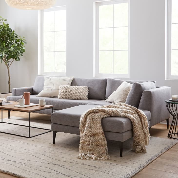 West Elm Work Belle Tufted Sectional