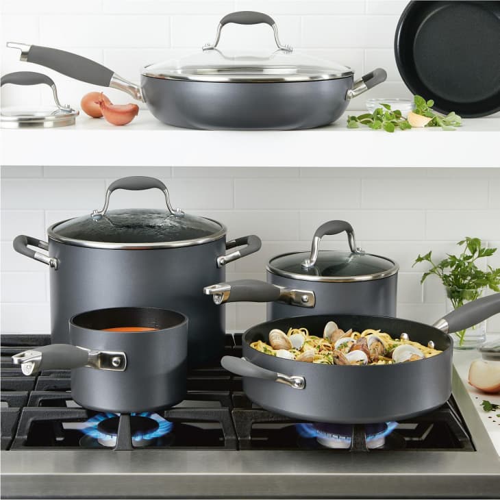 Product Image: Anolon Advanced Home Hard-Anodized Nonstick 11-Pc. Cookware Set