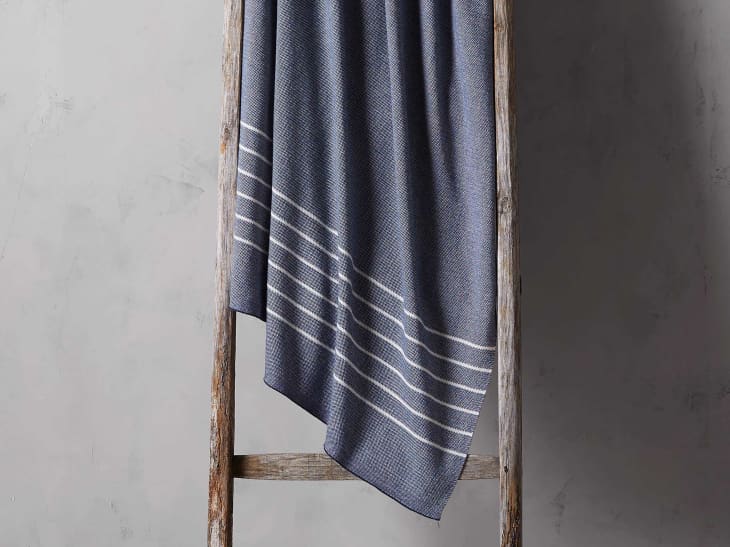 Product Image: Stripe Knit Navy Throw