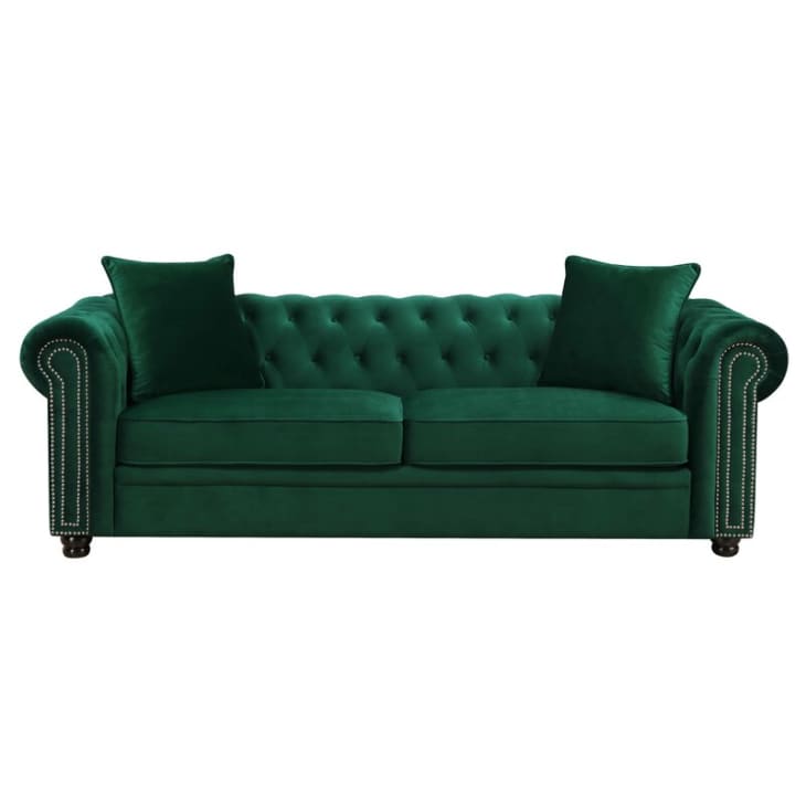 Avani Rolled Arm Chesterfield Sofa with Reversible Cushions at Wayfair