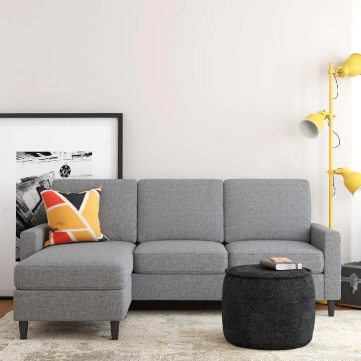Product Image: Rana Grey Contemporary Upholstered Sectional